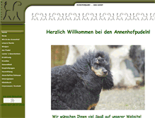 Tablet Screenshot of poodle-of-the-curly-future.de